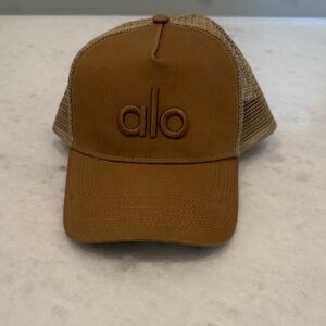 ALO Yoga Brown Trucker Hat